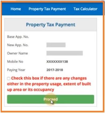Banglore Property Tax Payment