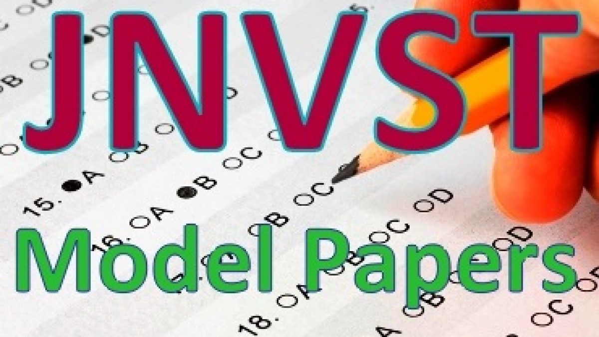 Jnvst Model Papers 2020 Navodaya 5th 9th 10th Previous