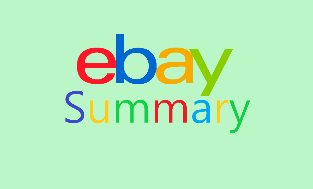 My eBay Summary & How to Customize eBay Summary Home Page